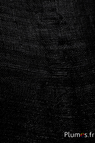 Sisal tissé - 45 x 90 cm - noir